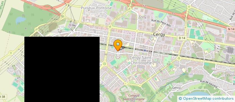 localisation de l'entreprise MONSIEUR DANIEL OPOKU  CERGY