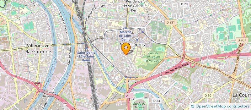 localisation de l'entreprise MONSIEUR DANIEL OPREA à SAINT-DENIS