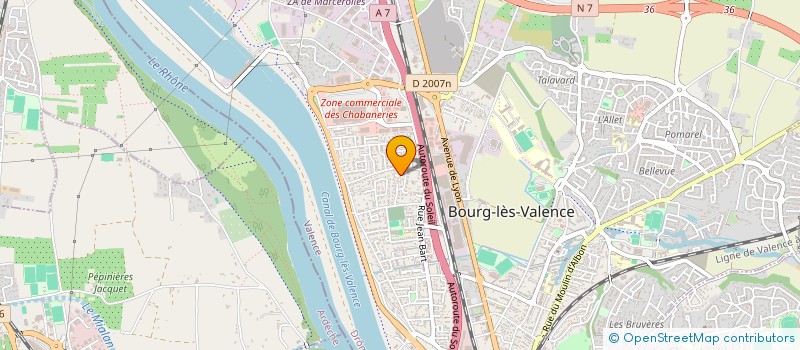 localisation de l'entreprise MONSIEUR DANIEL ORCHANIAN à BOURG-LES-VALENCE