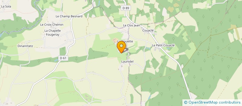 localisation de l'entreprise MONSIEUR DANIEL OREAL  TREDIAS