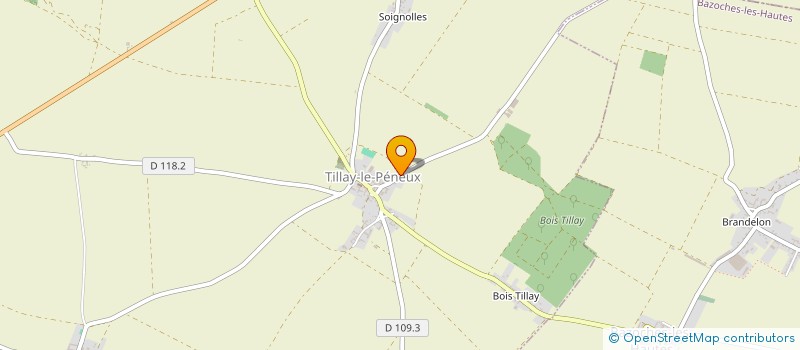 localisation de l'entreprise MONSIEUR DANIEL ORHANT à TILLAY-LE-PENEUX