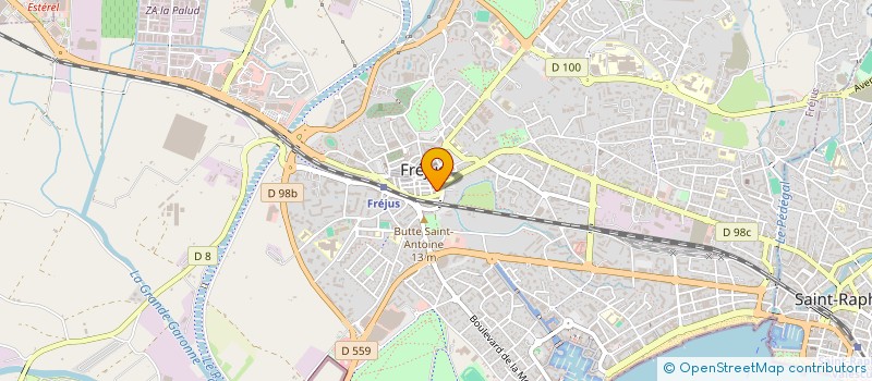 localisation de l'entreprise MONSIEUR DANIEL ORLHAC à FREJUS