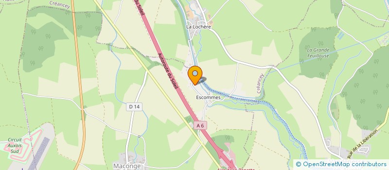 localisation de l'entreprise MONSIEUR DANIEL OUDIN  POUILLY-EN-AUXOIS