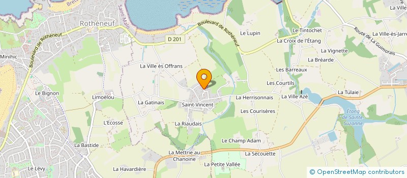 localisation de l'entreprise MONSIEUR DANIEL OUTIN  SAINT-COULOMB