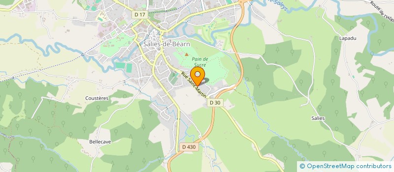 localisation de l'entreprise MONSIEUR DANIEL OYHARCABAL à BERGOUEY-VIELLENAVE