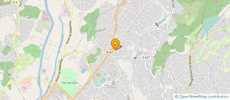 localisation de l'entreprise MONSIEUR DANIEL PAILLARD à FREJUS