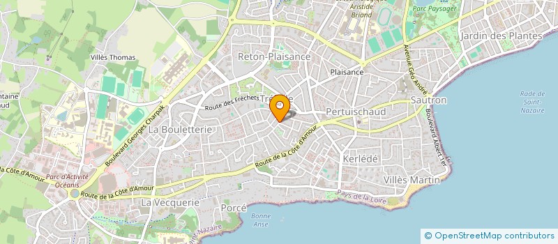 localisation de l'entreprise MONSIEUR DANIEL PAILLAT à SAINT-NAZAIRE