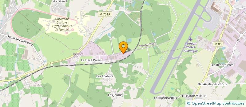 localisation de l'entreprise MONSIEUR DANIEL PAILLUSSEAU  SAINT-AIGNAN-GRANDLIEU