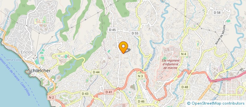 localisation de l'entreprise MONSIEUR DANIEL PAIN  FORT-DE-FRANCE