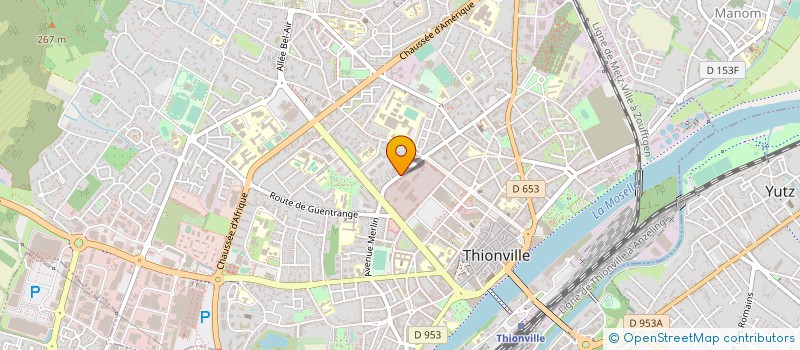localisation de l'entreprise MONSIEUR DANIEL PALLOTTA  THIONVILLE