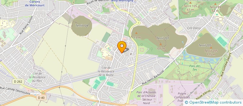 localisation de l'entreprise MONSIEUR DANIEL PALMA à ROUVROY