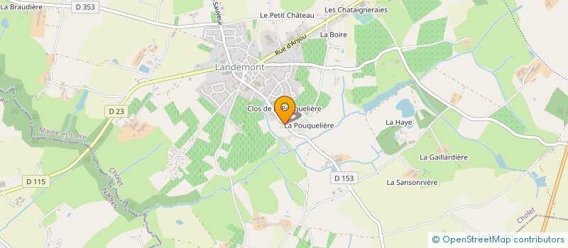 localisation de l'entreprise MONSIEUR DANIEL PALUSSIERE à OREE-D'ANJOU