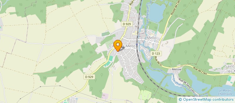 localisation de l'entreprise MONSIEUR DANIEL PAMPELUNE  CIRES-LES-MELLO