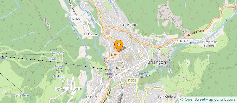 localisation de l'entreprise MONSIEUR DANIEL PANARINFO à BRIANCON