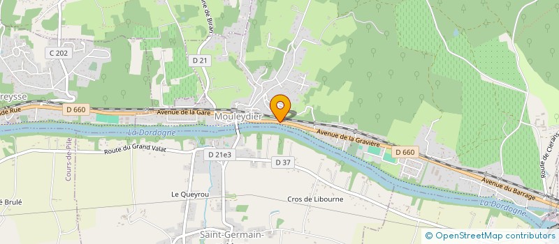 localisation de l'entreprise MONSIEUR DANIEL PANIZZOLI à MOULEYDIER