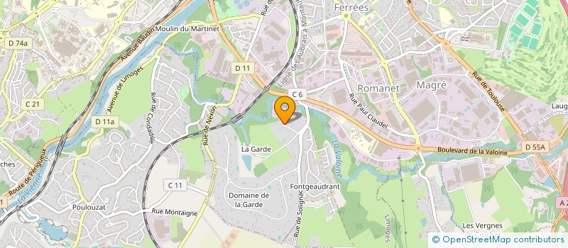 localisation de l'entreprise MONSIEUR DANIEL PAPEIX à LIMOGES