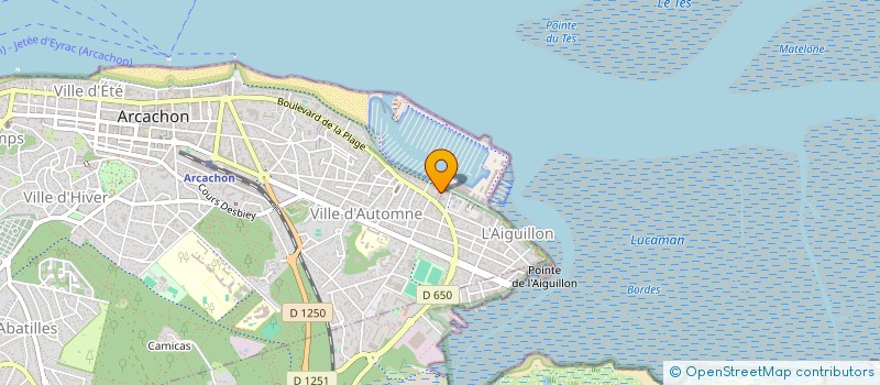 localisation de l'entreprise MONSIEUR DANIEL PARAIN à ARCACHON