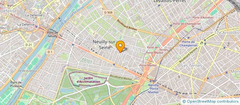 localisation de l'entreprise MONSIEUR DANIEL PARIENTE à NEUILLY-SUR-SEINE