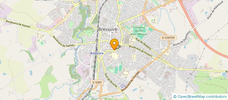 localisation de l'entreprise MONSIEUR DANIEL PARIN  BRESSUIRE