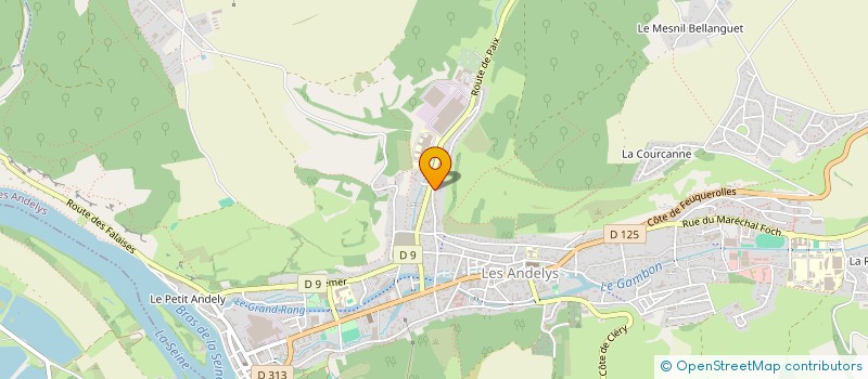localisation de l'entreprise MONSIEUR DANIEL PARIZOT à LES ANDELYS