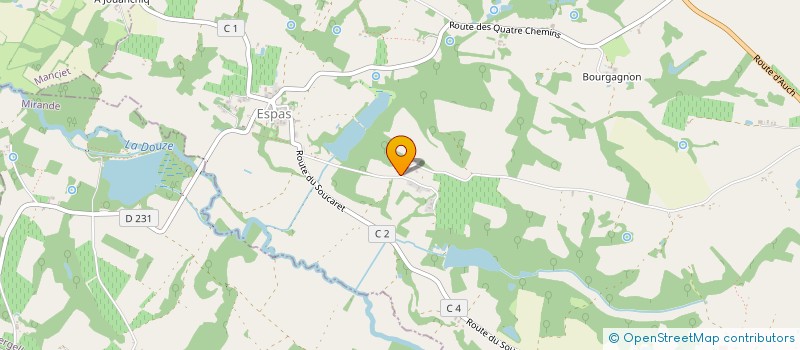 localisation de l'entreprise MONSIEUR DANIEL PARKER  ESPAS