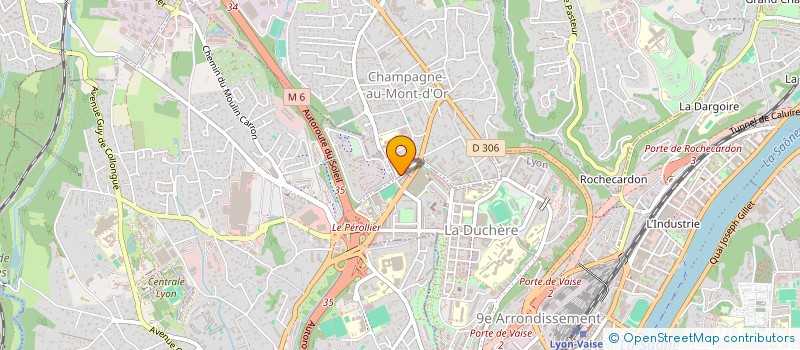 localisation de l'entreprise MONSIEUR DANIEL PASSITAUD  CHASSELAY