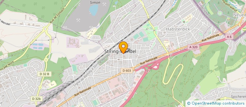 localisation de l'entreprise MONSIEUR DANIEL PATE  STIRING-WENDEL