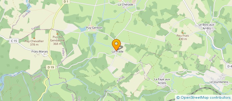 localisation de l'entreprise MONSIEUR DANIEL PATHERON à FURSAC