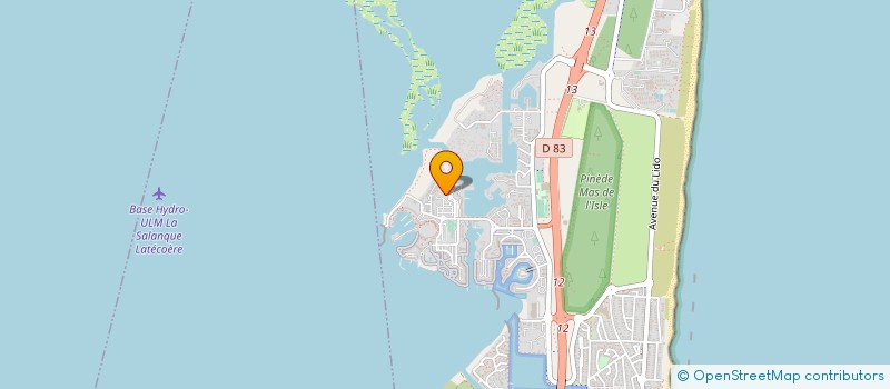 localisation de l'entreprise MONSIEUR DANIEL PATINEC  LE BARCARES