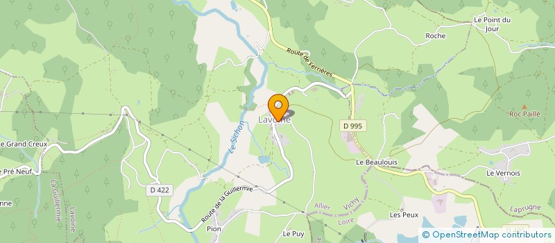 localisation de l'entreprise MONSIEUR DANIEL PATOUT  LAPRUGNE