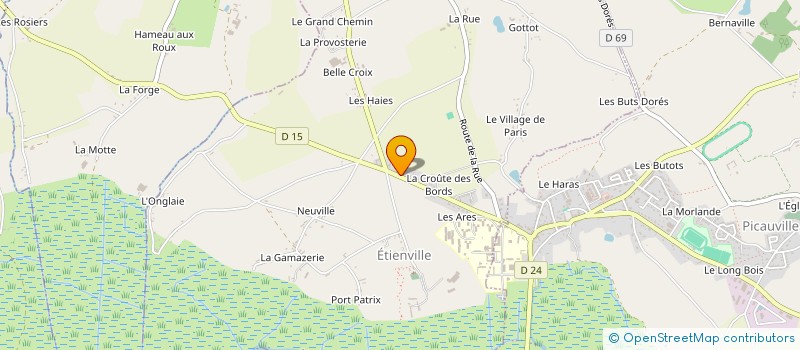 localisation de l'entreprise MONSIEUR DANIEL PATRIX  ETIENVILLE