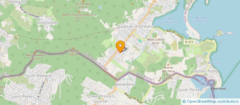 localisation de l'entreprise MONSIEUR DANIEL PAUL  SAINT-MARTIN