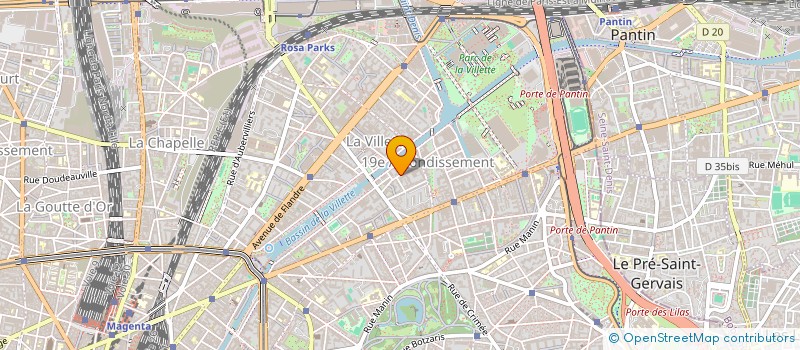 localisation de l'entreprise MONSIEUR DANIEL PAULAT à PARIS