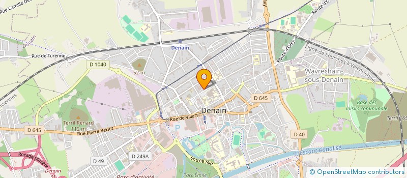 localisation de l'entreprise MONSIEUR DANIEL PAUN  DENAIN