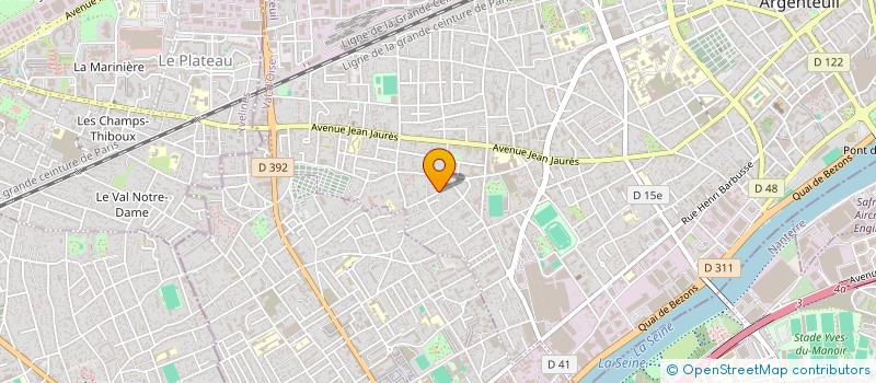 localisation de l'entreprise MONSIEUR DANIEL PAUSAN à CLICHY