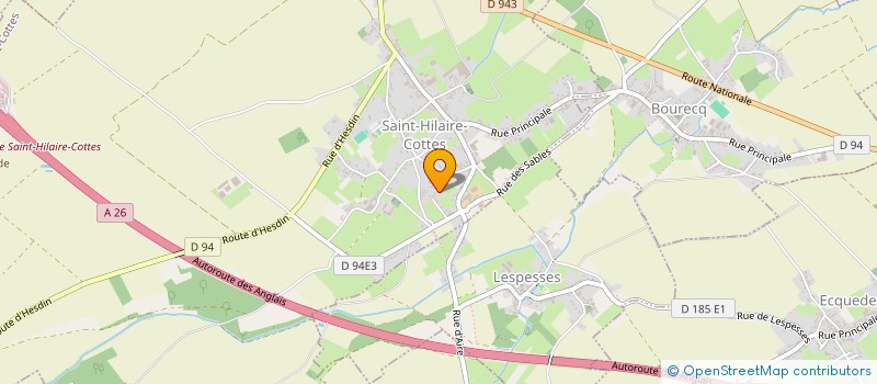 localisation de l'entreprise MONSIEUR DANIEL PAYEN  SAINT-HILAIRE-COTTES