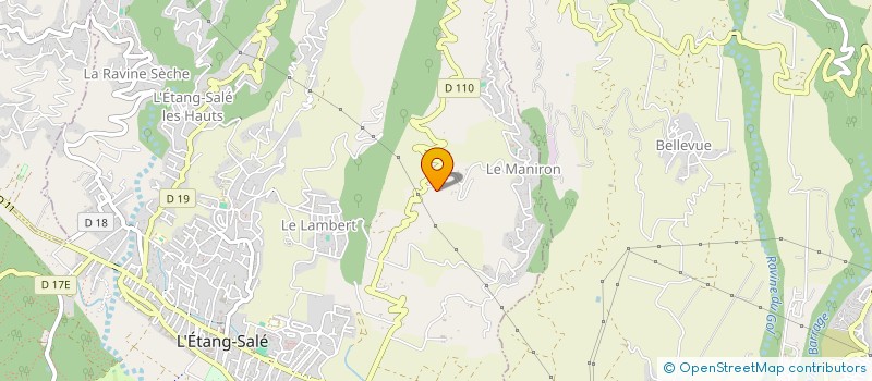 localisation de l'entreprise MONSIEUR DANIEL PAYET  L'ETANG-SALE