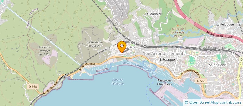 localisation de l'entreprise MONSIEUR DANIEL PEDACCINI à MARSEILLE 16