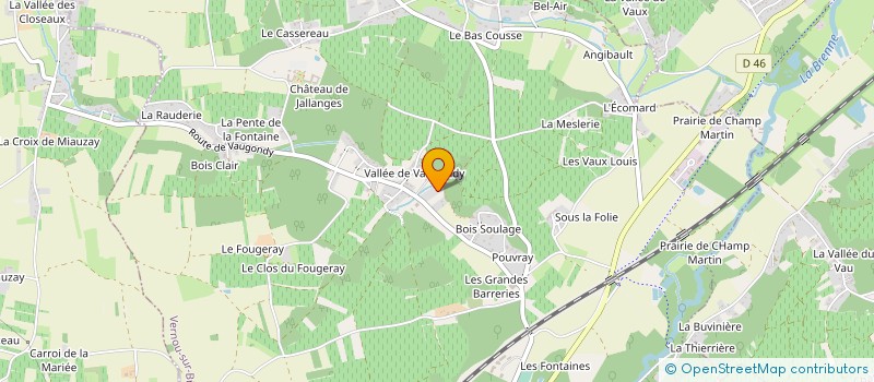 localisation de l'entreprise MONSIEUR DANIEL PEJOT à VERNOU-SUR-BRENNE
