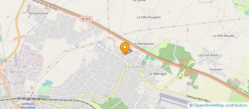 localisation de l'entreprise MONSIEUR DANIEL PELLERIN  LA BAULE-ESCOUBLAC