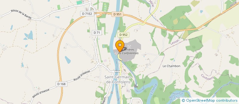 localisation de l'entreprise MONSIEUR DANIEL PELTIER à MANOT