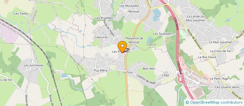 localisation de l'entreprise MONSIEUR DANIEL PENOT à LE VIGEN