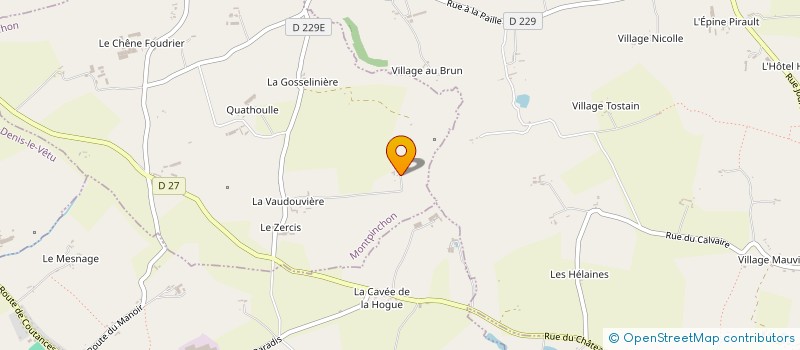 localisation de l'entreprise MONSIEUR DANIEL PEPIN à MONTPINCHON