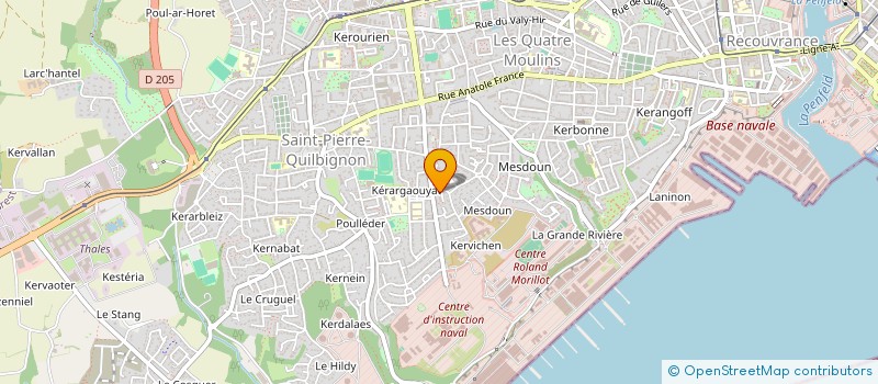 localisation de l'entreprise MONSIEUR DANIEL PERAN à BREST