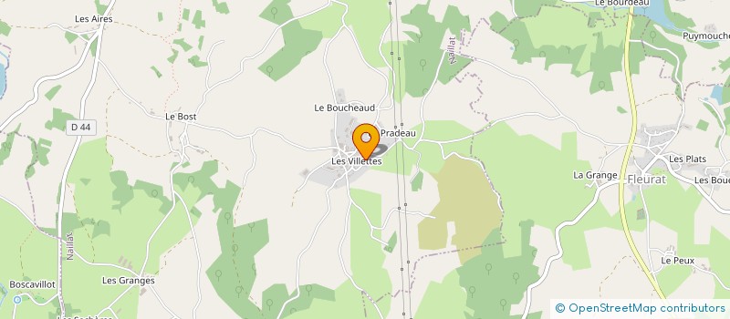 localisation de l'entreprise MONSIEUR DANIEL PERAUD à NAILLAT