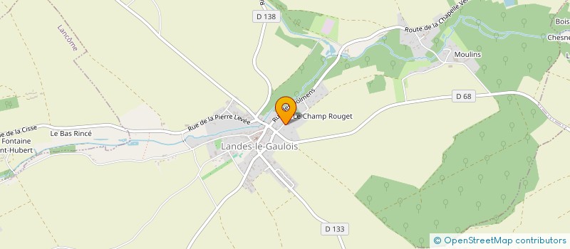 localisation de l'entreprise MONSIEUR DANIEL PERCHERON  LANDES-LE-GAULOIS