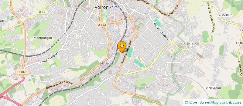 localisation de l'entreprise MONSIEUR DANIEL PEREZ  COUBLEVIE