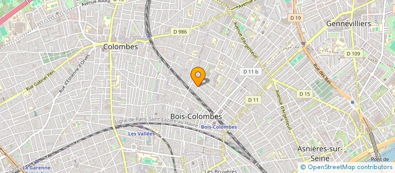 localisation de l'entreprise MONSIEUR DANIEL PEREZ à BOIS-COLOMBES