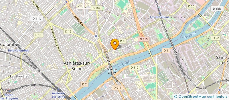 localisation de l'entreprise MONSIEUR DANIEL PEREZ  ASNIERES-SUR-SEINE