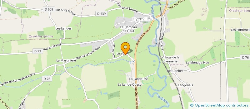 localisation de l'entreprise MONSIEUR DANIEL PERIER  QUETTREVILLE-SUR-SIENNE